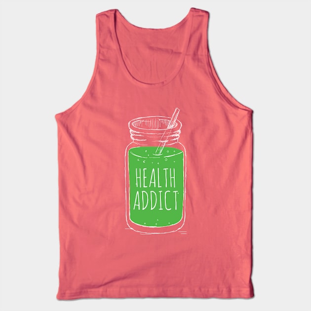 Health Addict Tank Top by Immunitee